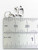 Rocking Horse flat sterling silver charm .925 Childrens toys charms size example