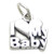 I love my baby sterling silver charm .925 x 1 Babies Love charms