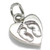 Baby Footprints sterling silver charm pendant .925 charms