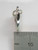 Baby Footprints sterling silver charm pendant .925 charms side view