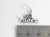 Number One Niece sterling silver charm .925 Neice Family charms side view