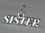 Sister sterling silver charm pendant .925 x 1 Family and sisters charms additional view