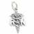 RN registered nurse sterling silver charm .925 Nursing Medical charms