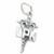 LPN licensed practical nurse sterling silver charm .925 x 1 nurses charms
