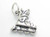 Roller Blade sterling silver charm .925 Blading skating charms additional view