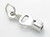 Roller Skate key sterling silver charm .925 Skating Keys charms additional view