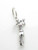 Golfer sterling silver charm .925 x 1 Golfing Golf sport charms additional view
