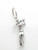 Golfer sterling silver charm .925 Golfing Golf sport charms additional view