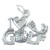 I Love Golf sterling silver charm .925 Golfing Golfer charms