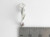 Golf Clubs with Ball sterling silver charm .925 Golfer Golfing Clubs size example
