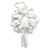 Christmas Wreath sterling silver charm .925 Xmas Wreaths charms B