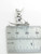 Skier sterling silver charm .925 Skiers Skiing charms detail
