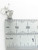 Snowboarder sterling silver charm .925 Snowboarding Snow charms side view