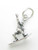 Snowboarder sterling silver charm .925 Snowboarding Snow charms additional view