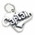 Captain sterling silver charm .925 x 1 Leader Captains charms