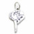 Ballerina Ballet Dancer sterling silver charm .925 Dancers charms