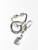 Stethoscope small sterling silver charm .925 x 1 Medical Stethoscopes