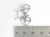 Bicycle sterling silver charm .925 x 1 Bike Bikes Bicycles charms detail