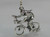 Female Lady Bike Rider .925 x 1 Womens Bikes Racing Bicycle charms additional view