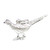 Pheasant sterling silver charm .925 Birds and Pheasants charms