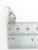 Basketball and Hoop sterling silver sports charm .925 Basket Ball side view
