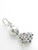Basketball and Hoop sterling silver sports charm .925 Basket Ball additional view