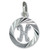 Letter H Initial .925 silver charm pendant initials charms Range10