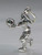 Female Volleyball player sterling silver charm .925 Volley Ball additional view