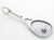 Tennis Racquet sterling silver charm .925 x 1 Racket charm additional view
