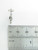 Brazil map sterling silver charm .925 Brazilian Country charms side view