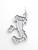 Italy map sterling silver charm .925 x 1 Italian Country charms