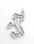 Italy map sterling silver charm .925 Italian Country charms additional view