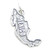 Mexico map sterling silver charm .925 Mexican Country charms