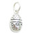 Easter egg sterling silver charm .925 x 1 Eastr Easta Eggs charms