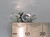 Alarm clock sterling silver charm .925 Clocks charms side view