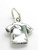 T-Shirt sterling silver charm .925 x 1 Tshirt Teeshirt Tee Shirt charms additional view