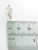 Pizza Slice small sterling silver charm .925 Pizzas Piza Pisa charms side view