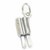 Ice Lolly Popsicle sterling silver charm .925 x 1 Double Lolly charms