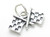Checkered Flags sterling silver charm .925 x 1 Chequered Flag charms additional view