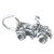 ATV 4 Wheeler sterling silver charm .925 x 1 Small Four Wheelers charms