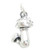 Toadstool Mushroom sterling silver charm .925 x 1 Mushrooms Toadstools