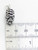 Pine Cone sterling silver charm .925 x 1 Pines Cones charms A1