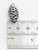Pine Cone sterling silver charm .925 x 1 Pines Cones charms A1