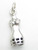 Dressmakers Dress Form sterling silver charm .925 Seamstress charms additional view