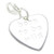 Born To Be Wild sterling silver heart charm .925 x 1 Party Girl charms