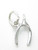 Wishbone SMALL sterling silver charm .925 x 1 Lucky Wish Bone Wishbones additional view
