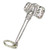 Tomahawk Axe Native American sterling silver charm .925 Axes charms