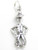 Cowboy Sheriff sterling silver charm .925 x 1 Toy doll Story style charms additional view