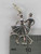 Square Dancers sterling silver charm .925 x 1 Dancing charms size example