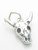 Cow Skull sterling silver charm .925 Cows Skulls charms additional view